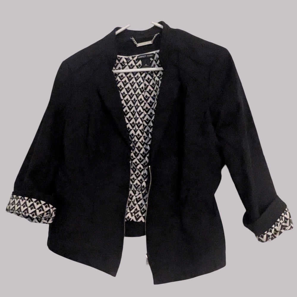 Women's WHBM Black Blazer